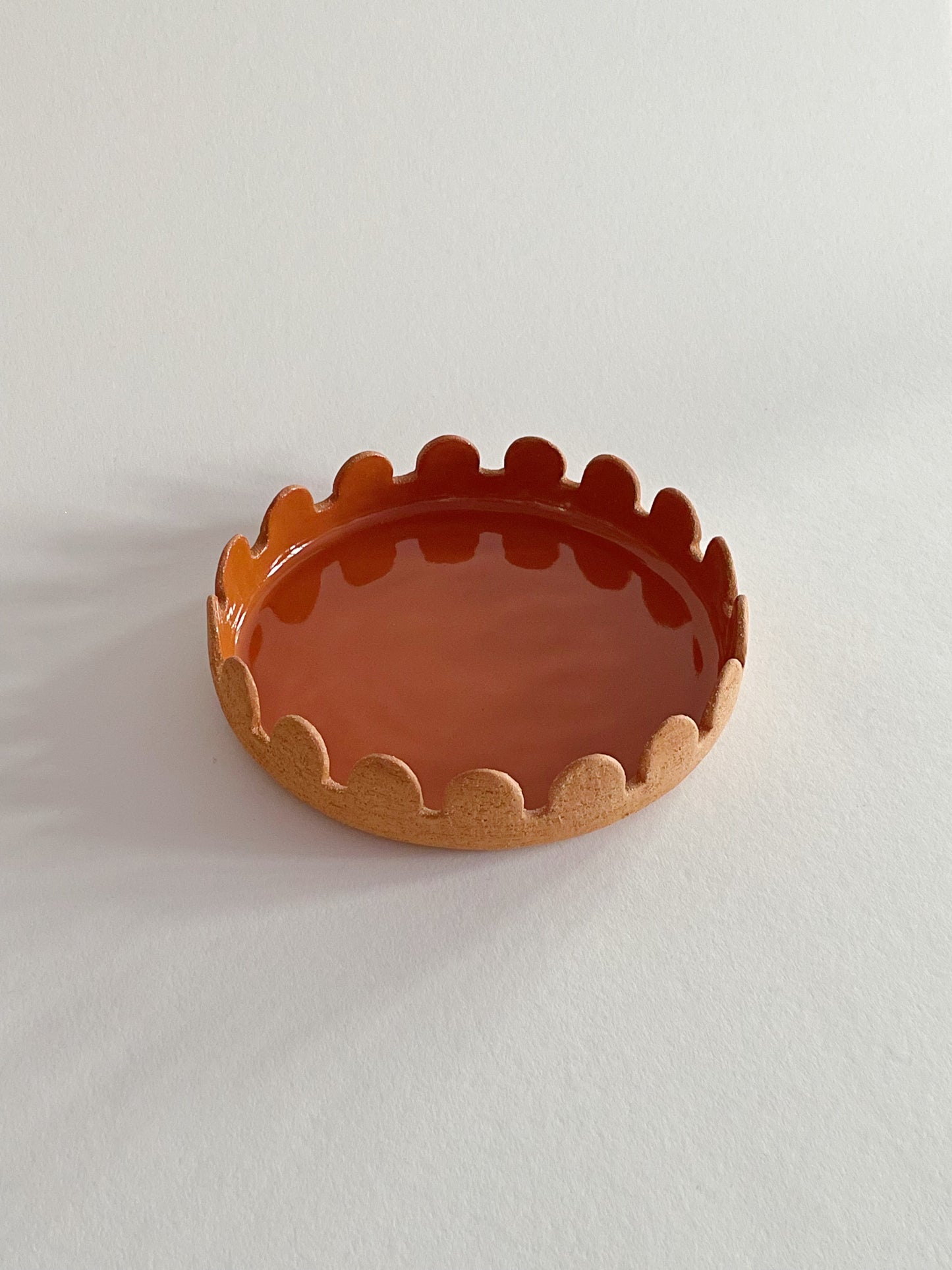 Arcs Serving Plate Mandarin Ø20
