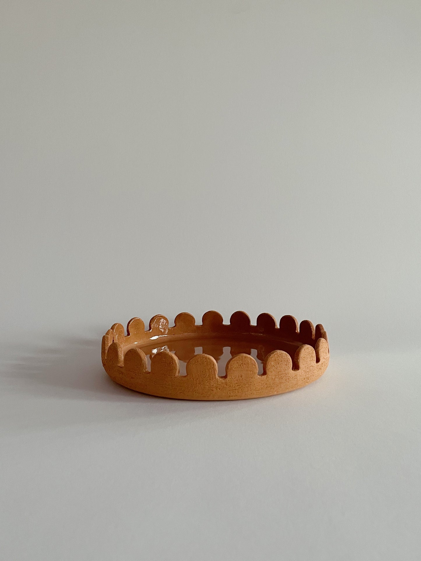 Arcs Serving Plate Nude Ø23