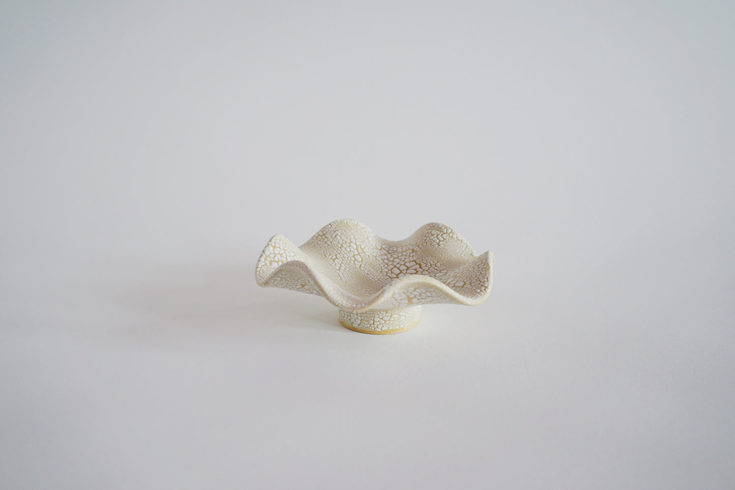 Hana Bowl Bijoux White Mud Crack