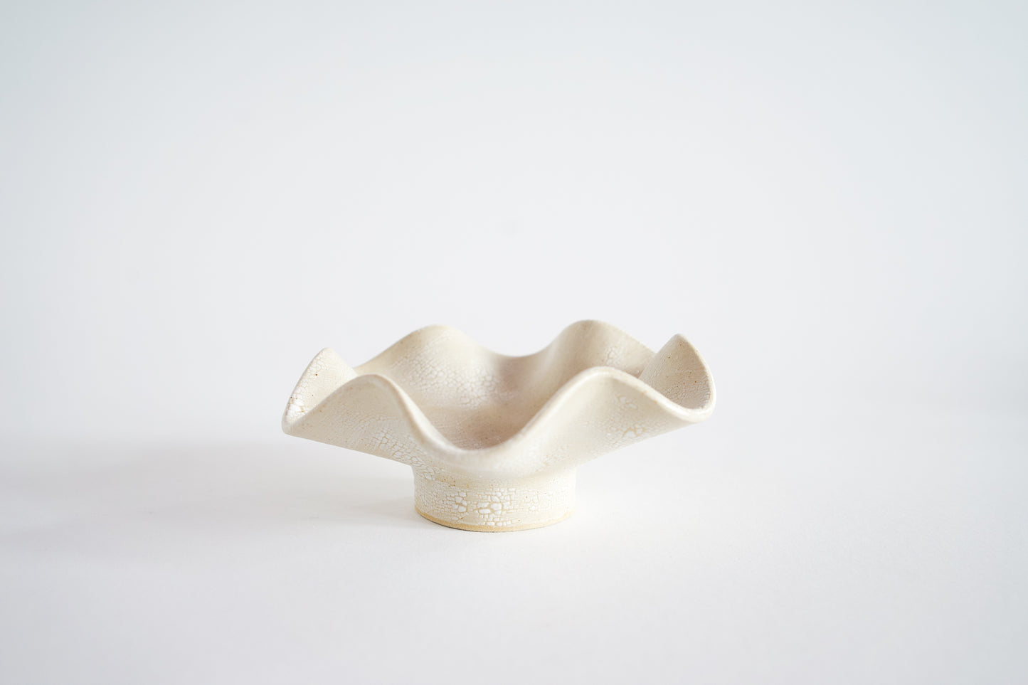 Hana Bowl Bijoux White Mud Crack
