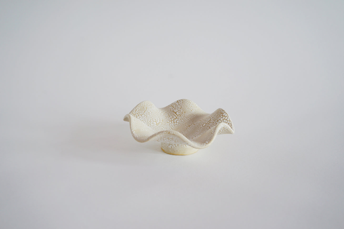 Hana Bowl Bijoux White Mud Crack