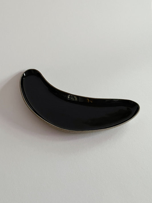 Boomerang Serving Plate Black