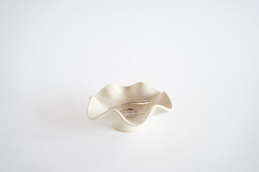 Hana Bowl Bijoux White Mud Crack