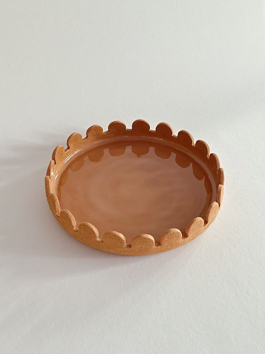 Arcs Serving Plate Nude Ø23