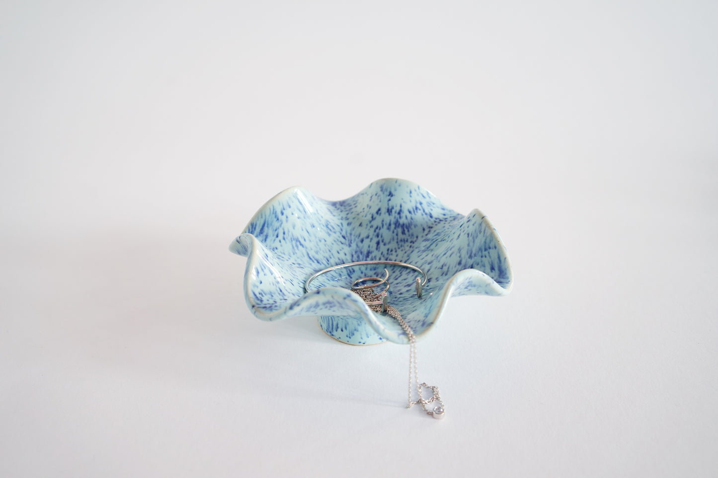 Hana Bowl Bijoux Speckled Blue Heaven