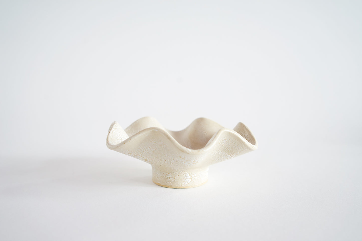 Hana Bowl Bijoux White Mud Crack
